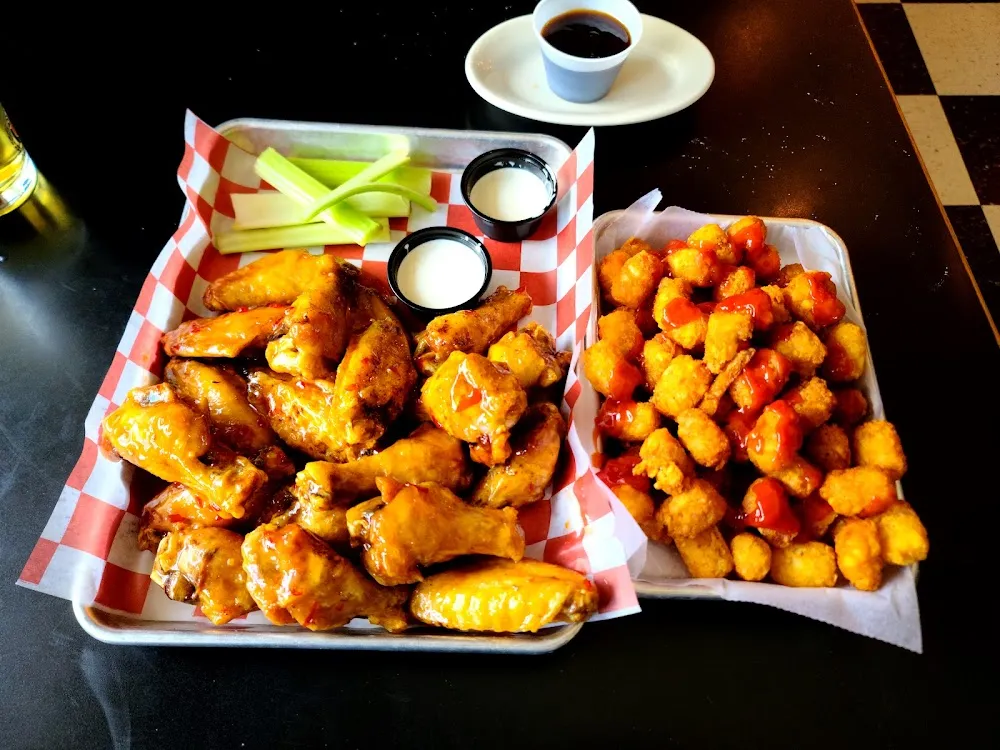 Sweet Chili Traditional Wings & Tater Tots